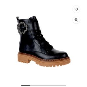 Sam & Libby combat style boots nwot